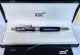 New 2024 Copy Montblanc 100 years of Meisterstuck Fountain -Blue  Silver (4)_th.jpg